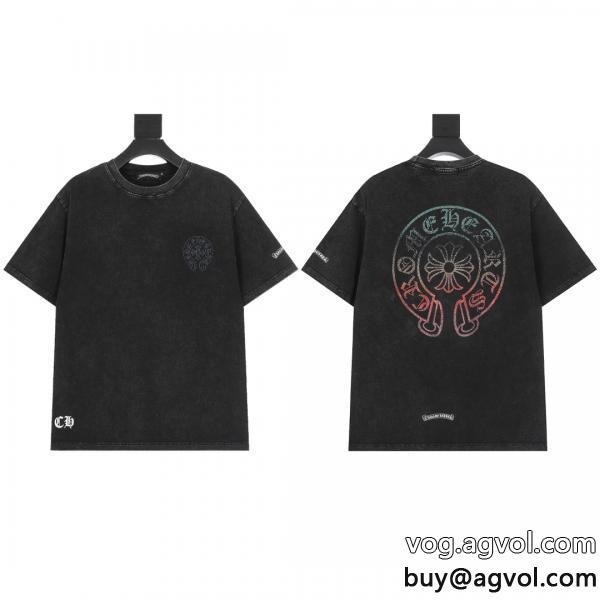 半袖Tシャツ男女兼用今年もトレンドブランド 偽物 激安CHROME HEARTS