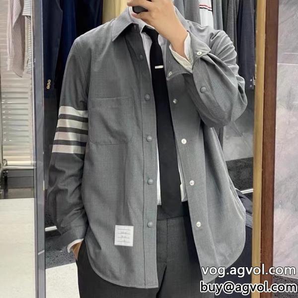 最新で完売確実人気急上昇スーパー コピー ブランド 通販長袖シャツTHOM BROWNE