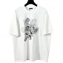 偽 ブランド 通販VERSACE注文殺到肌触りの良いサラりと半袖Tシャツ