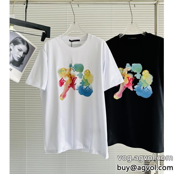 コピー 商品 販売LOUIS VUITTON期間限定価格オフィスファッション半袖Tシャツ
