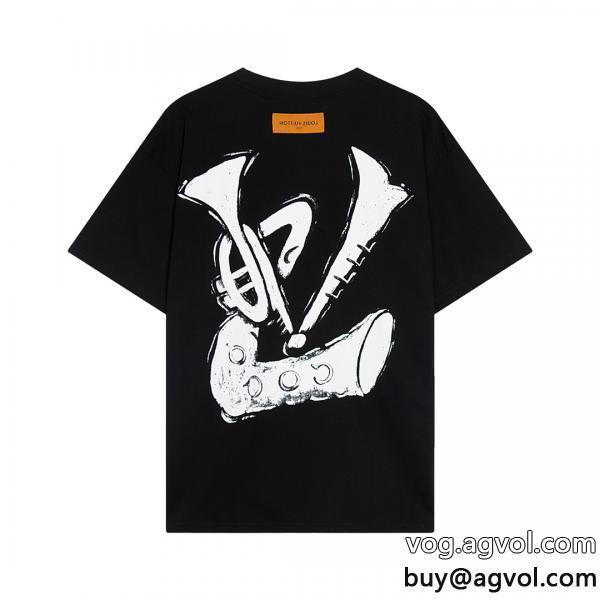 半袖Tシャツ偽 ブランド 販売爽やかマルチ在庫処分SALELOUIS VUITTON