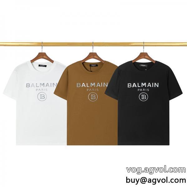 BALMAIN半袖Tシャツお色味たくさん大人気快適な着心地ブランド レプリカ