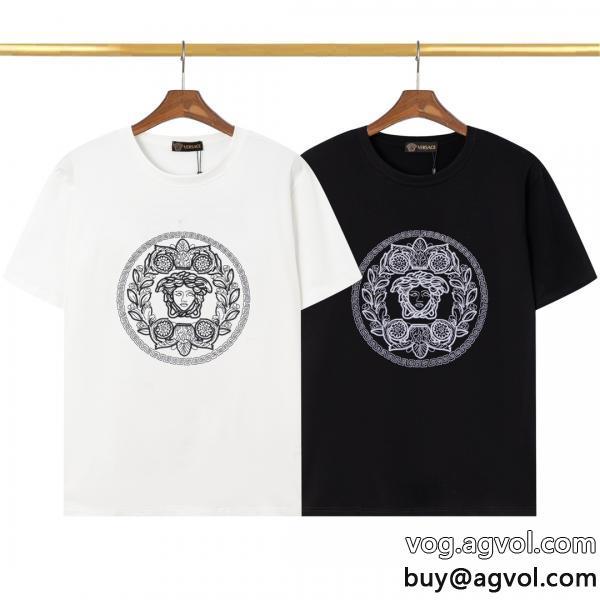風通しのよい大好評ヴェルサーチ激安 通販 ブランド半袖Tシャツ