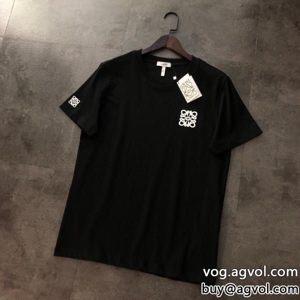 ブランド 偽物 激安ロエベ清涼感あるカジュアル在庫希少半袖Tシャツ
