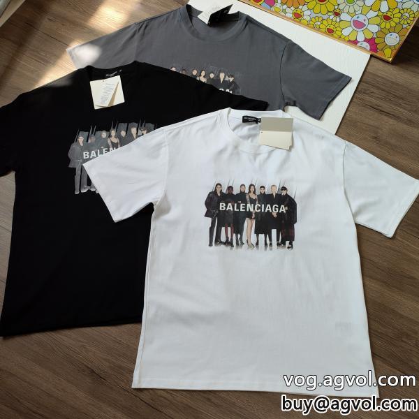 新着2026セールロゴがかっこいいbalenciagaブランド コピー 販売 半袖Tシャツ