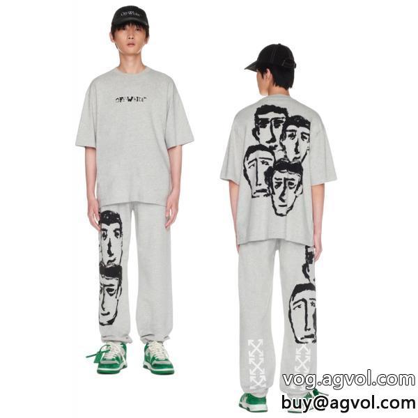 オフホワイトスーパー コピー 通販 優良今季のトレンド人気新作今年風半袖Tシャツ