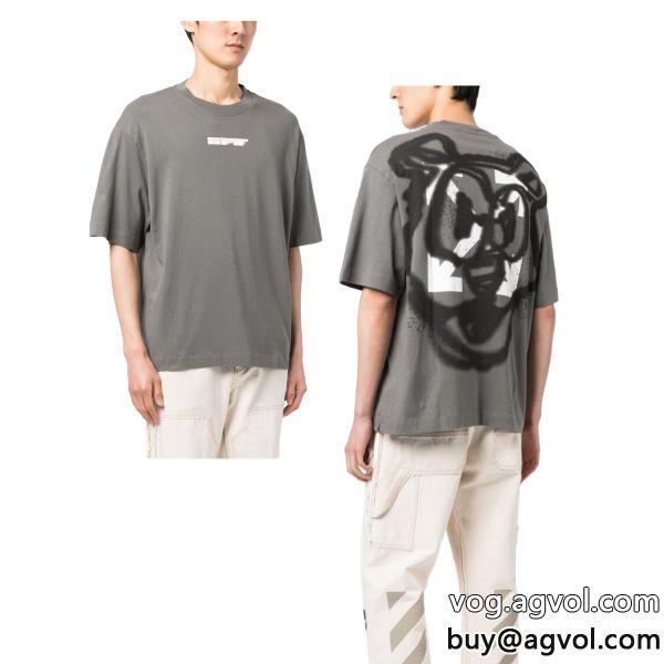 通年使えるアイテム旬デザイン偽 ブランド 購入Off-White半袖Tシャツ