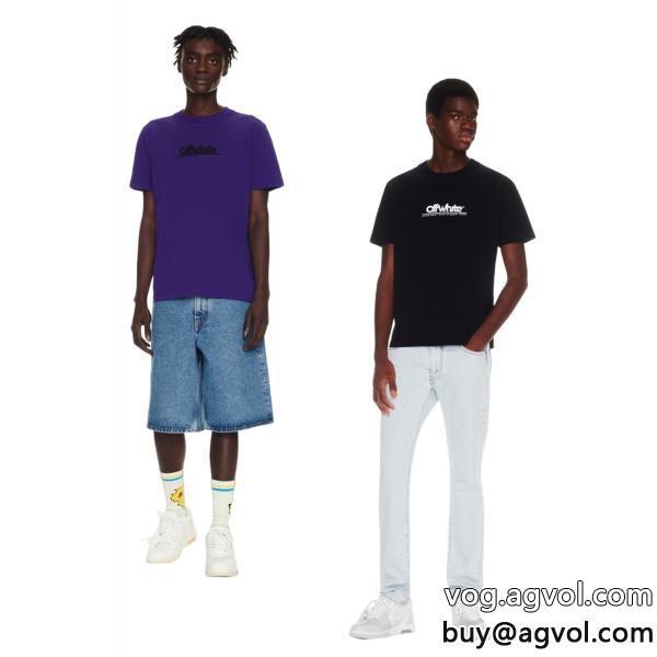 Off-White半袖Tシャツ通気性と吸汗性に優れ冬のフレッシュな気分に偽 ブランド 購入