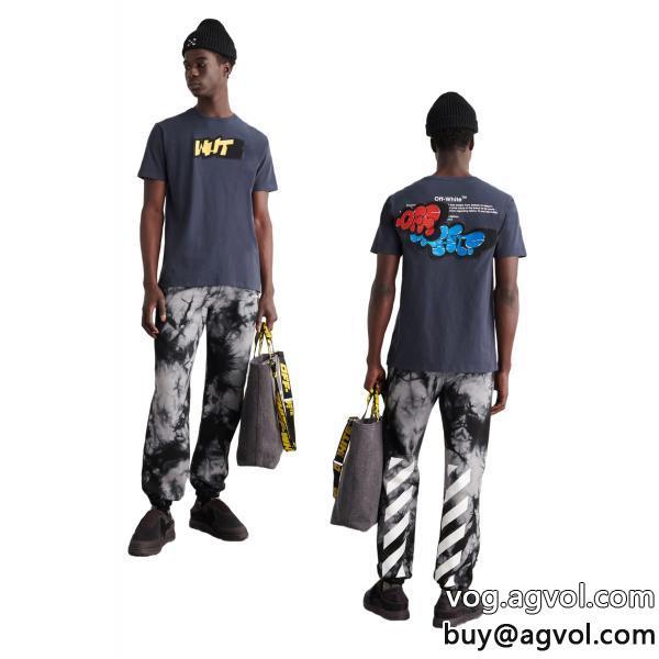 ヘルシー 抜け感重視優秀なアイテムOff-White偽 ブランド 販売半袖Tシャツ