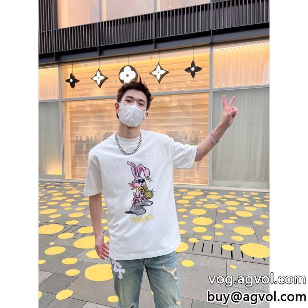 定番人気商品2026のトレンド偽物 通販 半袖TシャツVERSACE