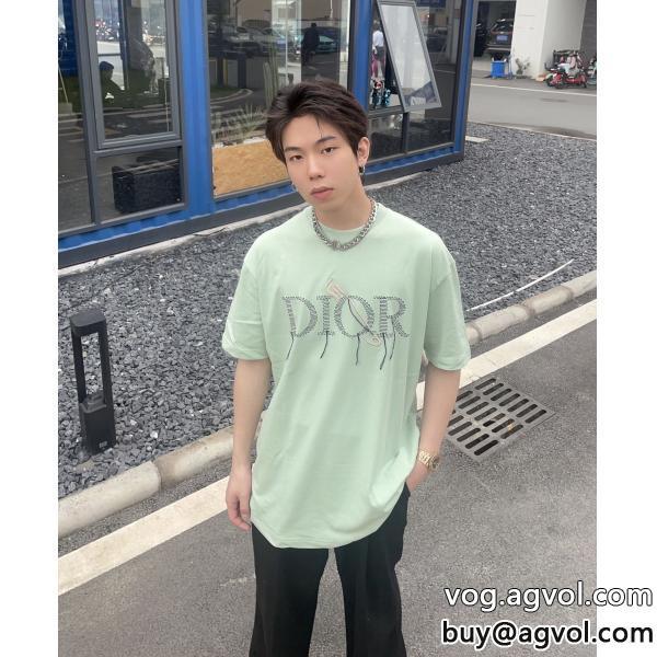 偽物 ブランド2026の新作涼しげに演出半袖TシャツDIOR