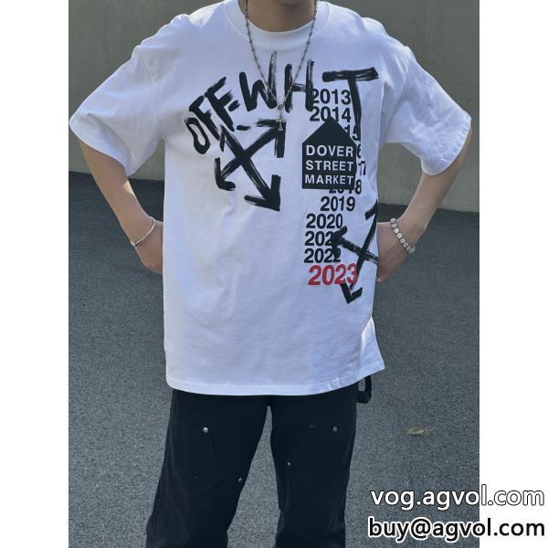 オフホワイト23SS海外直営SS23カッコいい 半袖Tシャツ偽物 ブランド 販売