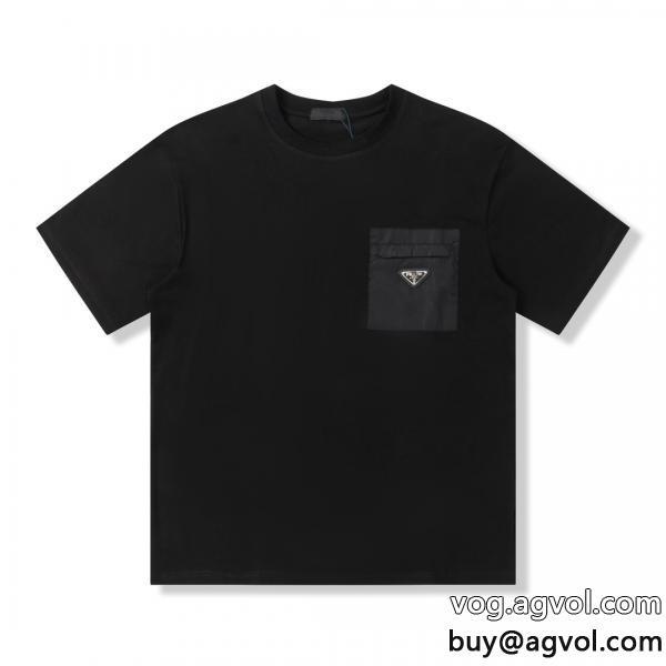 半袖Tシャツブランド 激安 今年の2026コーデに活躍する今年らしい着こなしPRADA