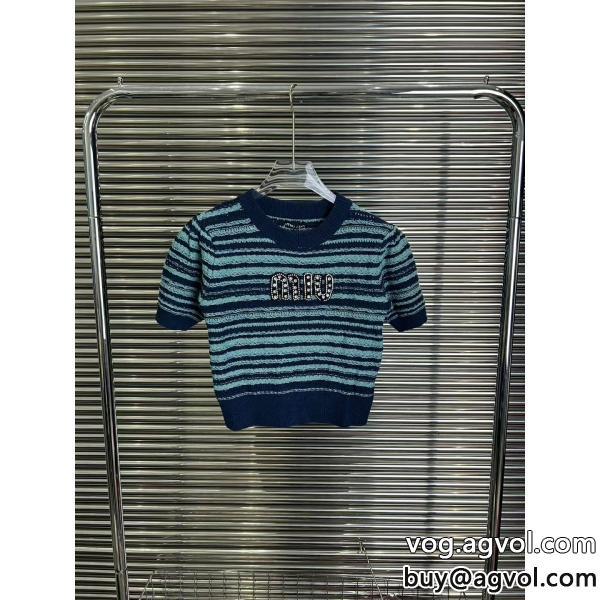 半袖Tシャツ通販 ブランド旬デザインこれからの季節、大活躍ミュウミュウ