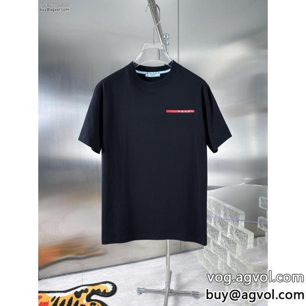 新しい斬新なスタイル高級感あるスタイル半袖Tシャツプラダ偽 ブランド 販売
