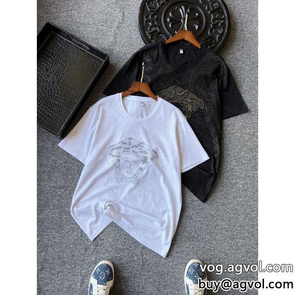 ブランド コピー 優良大人気オリジナルシンプル使えるVERSACE半袖Tシャツ