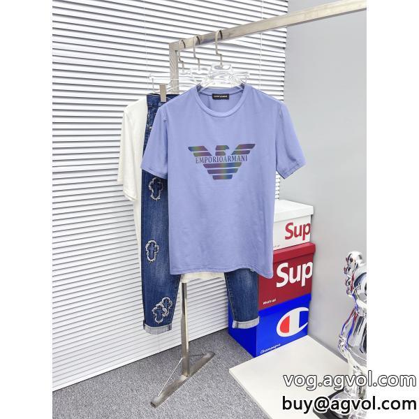 ブランド コピー 着払い半袖TシャツARMANI今流行超あたたかい