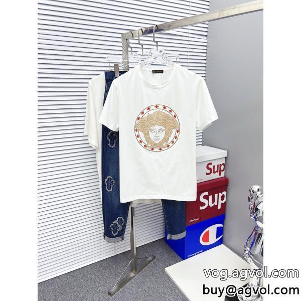VERSACE半袖Tシャツ偽 ブランド 通販コスパ最強2026新作も続々登場!