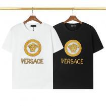 コピー 商品 ブランド人気上昇中今年のトレンドカラー半袖TシャツVERSACE