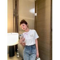 ブランド コピー 販売ミュウミュウ半袖Tシャツ注目の一品高級感が好評です