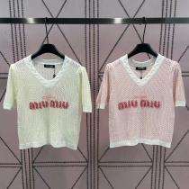 コピー ブランド 通販MIUMIU大人気セールお手軽な価格半袖Tシャツ