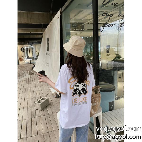 激安 ブランド半袖Tシャツシンプル使える柔らかい色調エヴィス