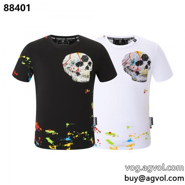 激安 ブランド半袖Tシャツフィリッププレイン23新作各色入手困難新着入荷