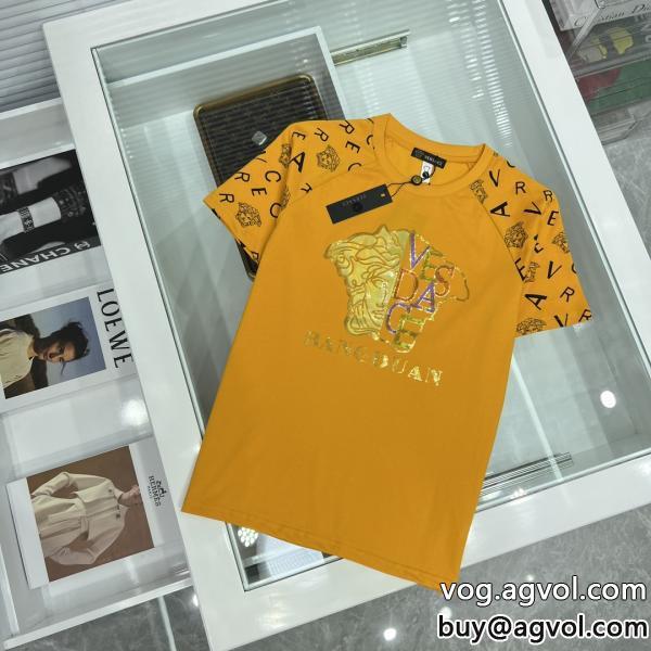 2026で人気の限定新作普段使いに最適の大人スタイルVERSACEブランド 激安 半袖Tシャツ