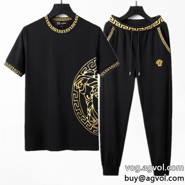 ブランド 偽物 激安セットお洒落さんの愛用率が高いロゴが素敵VERSACE