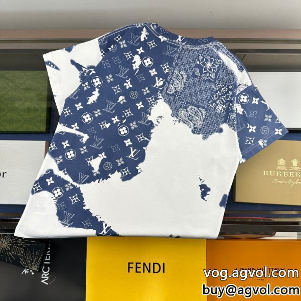 激安 ブランド国内希少！大人気今年の大トレンドルイ ヴィトン半袖Tシャツ
