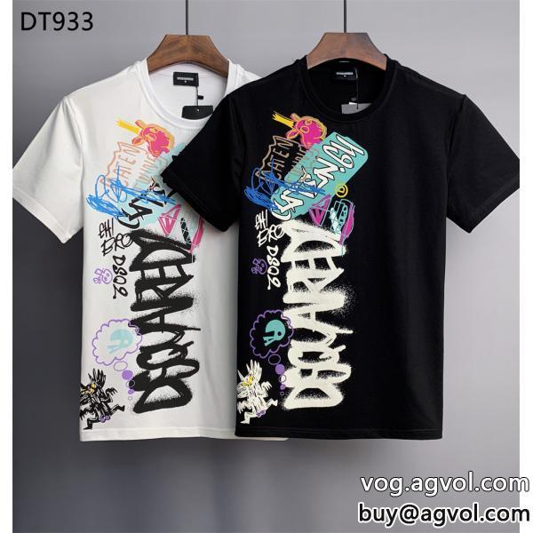 DSQUARED2ブランド 通販 激安奥行きのある岩ちゃん愛用半袖Tシャツ