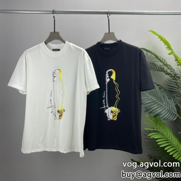 相性抜群のコンビ新鮮ながら上品ブランド コピー 通販VERSACE半袖Tシャツ