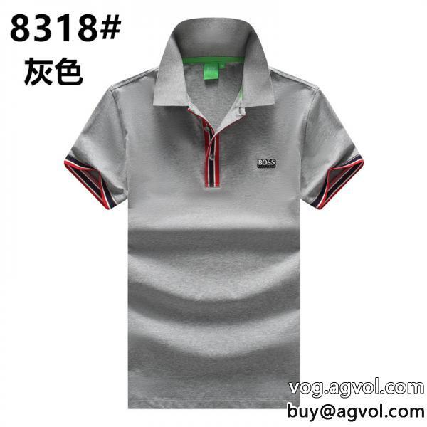 HUGO BOSSコーデの主役高級感のあるデザインブランド コピー 販売半袖Tシャツ