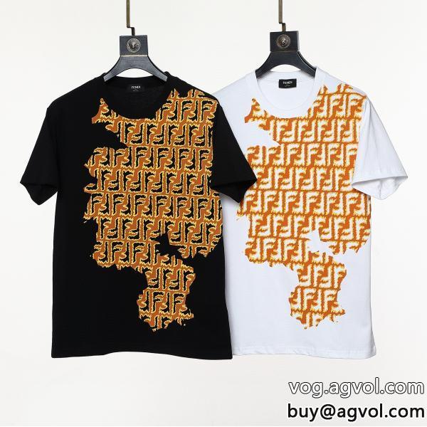FENDI2025夏色っぽさ嬉しいポイント偽物 通販 半袖Tシャツ