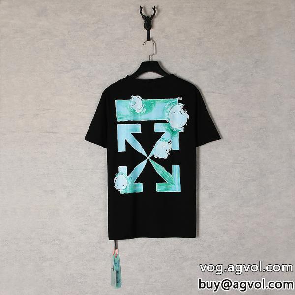 Off-White半袖Tシャツ偽物 ブランド大注目国内完売数量限定大胆なデザイン
