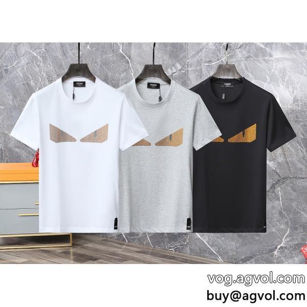 半袖Tシャツ美し過ぎる優しげ人気アイテムFENDIスーパー コピー 品