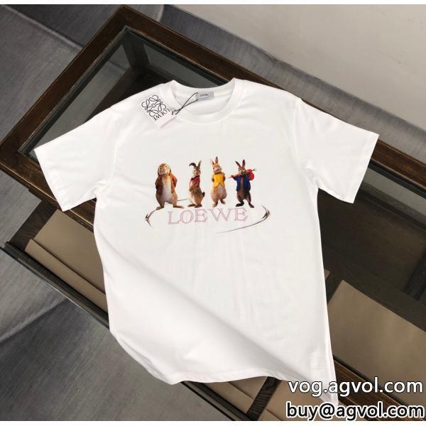 コピー ブランド2026新作も続々登場!こなれ感を引き立たせ半袖Tシャツロエベ