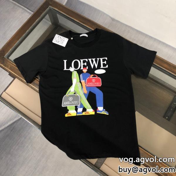 ブランド コピー数量限定☆2026SS可愛い新モデルLOEWE半袖Tシャツ