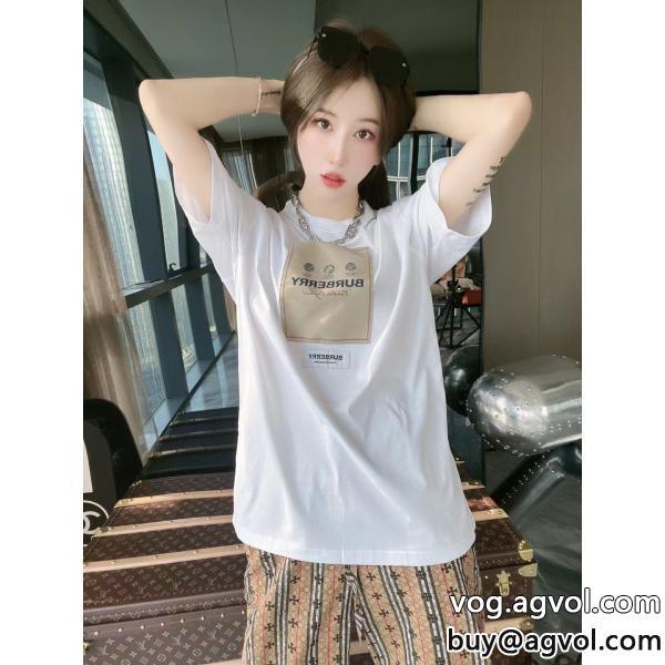 魅力がたっぷり大人っぽいスタイルが完成偽物 通販 半袖TシャツBURBERRY
