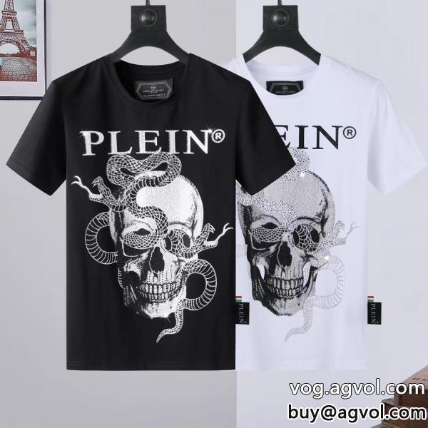 PHILIPP PLEINシンプル使える高級感が好評です半袖Tシャツスーパー ブランド コピー