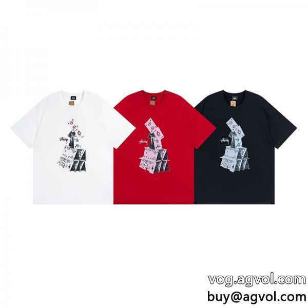 万能アイテムきちんと感が抜群ブランド 品 スーパー コピー半袖Tシャツステューシー