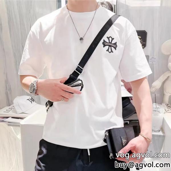 CHROME HEARTS偽 ブランド 通販半袖Tシャツ快適な着心地プレゼントにもピッタリ
