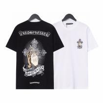 人気商品お洒落さんの愛用率が高いブランド フェイク半袖TシャツCHROME HEARTS