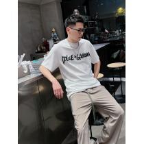 Dolce&Gabbana憧れブランド大胆なデザイン半袖Tシャツ偽物 ブランド ショップ