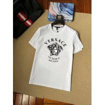 激安 ブランド半袖Tシャツ最新先取りおしゃれなロゴ入り完売間近ヴェルサーチ