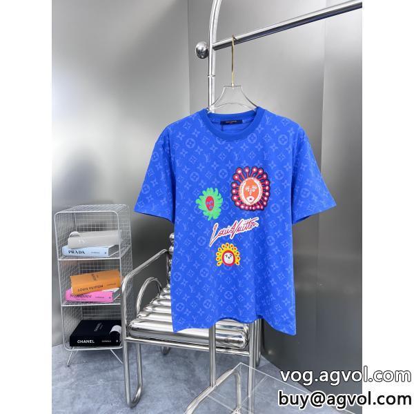 LOUIS VUITTONスーパー コピー 安心 誰でもオシャレになれる！可愛い新モデル半袖Tシャツ