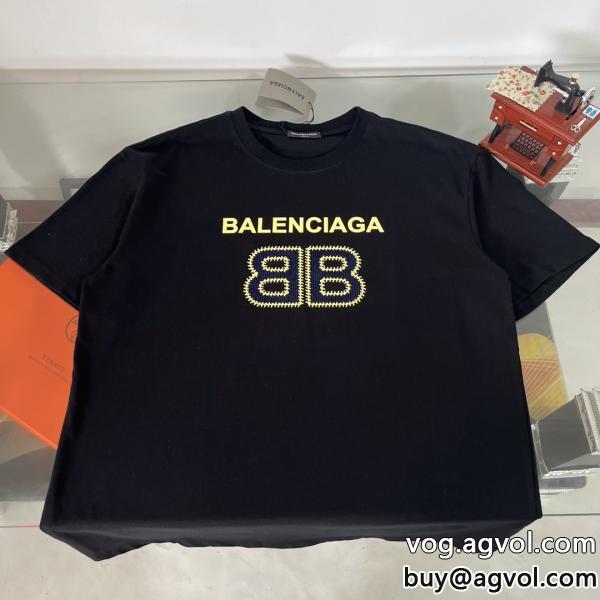 バレンシアガ今夏のお気に入りスタイル旬デザイン通販 ブランド半袖Tシャツ