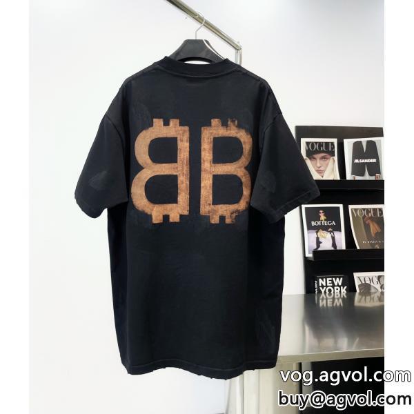 今流行期間限定セールbalenciagaブランド コピー 着払い半袖Tシャツ
