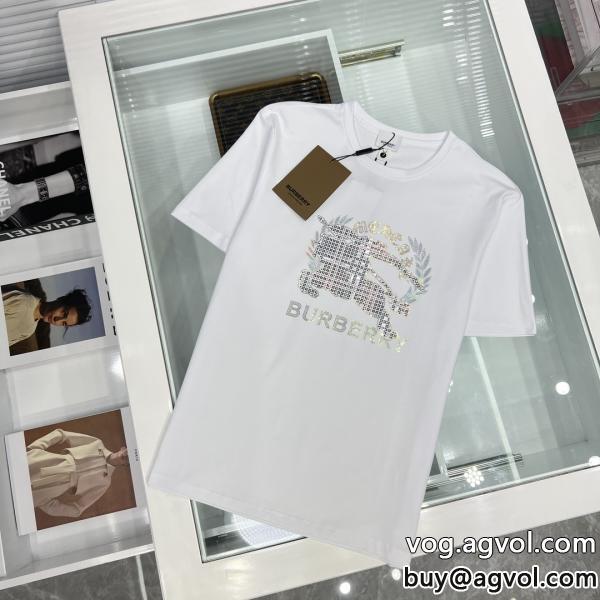 バーバリー偽物 ブランド 販売魅力的な今年らしいクール印象半袖Tシャツ