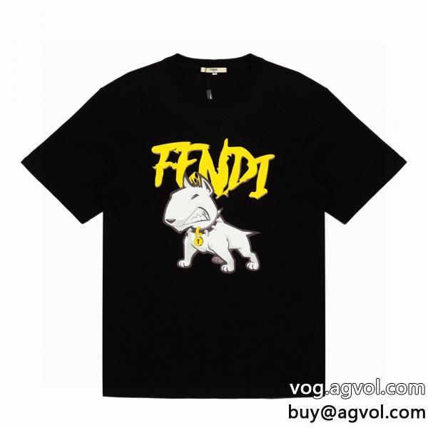 ブランド 通販FENDI半袖Tシャツ23SS新作 カジュアルコーデに定番人気のモデル